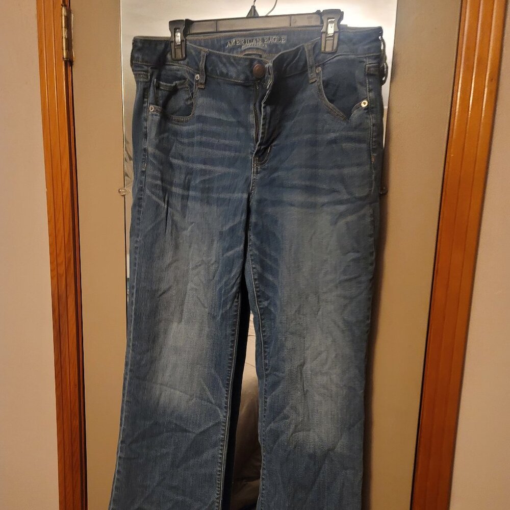 Womens American Eagle Size 18 Long Jeans
